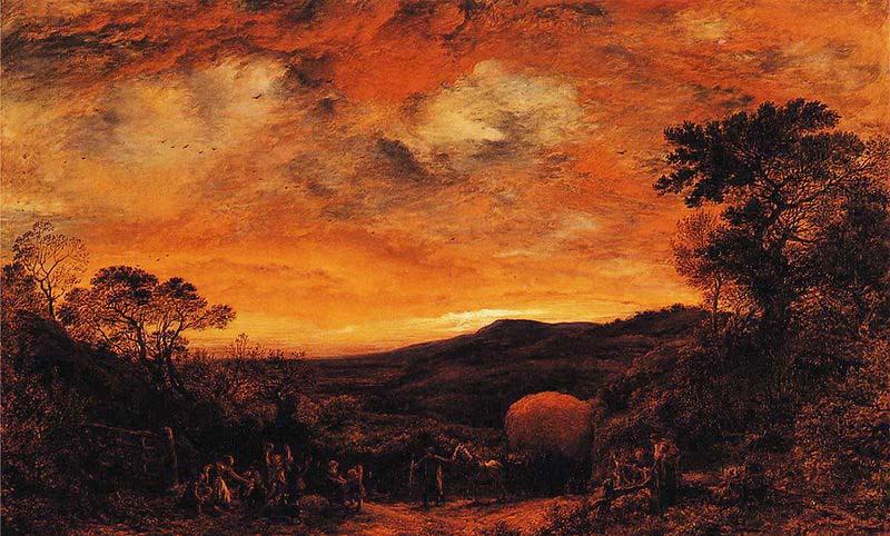 John linnell The Last Load oil painting image